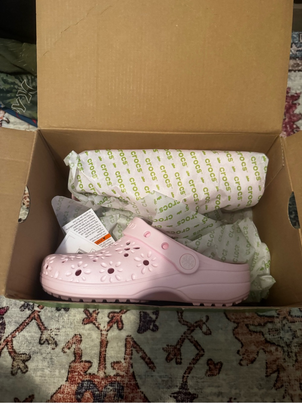 CROCS Kids Classic Clog in light pink